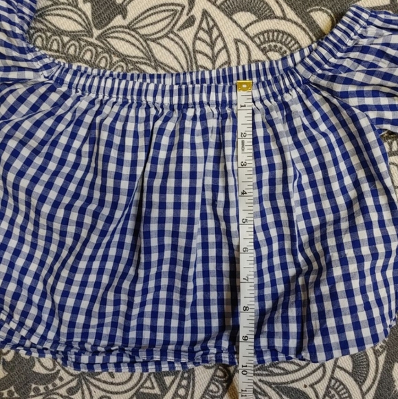 SOLD Better Be gingham crop top size S - Picture 4 of 4